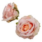 Rózsa virágfej rózsaszín D10cm 12db/csom