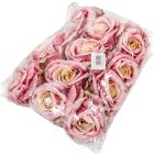 Rózsa virágfej mályva D10cm 12db/csom