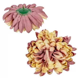 Krizantém virágfej D14cm 6db/csom