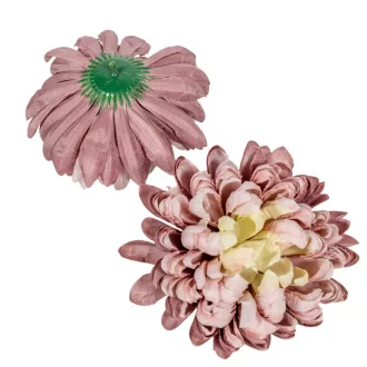 Krizantém virágfej D14cm 6db/csom