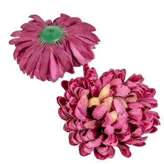Krizantém virágfej D14cm 6db/csom