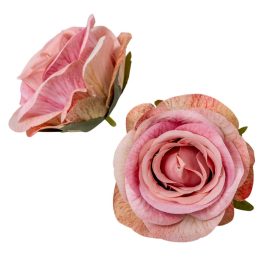 Rózsa virágfej mályva D8cm 12db/csom