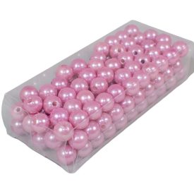 Gyöngy 10mm rózsaszín 85gr