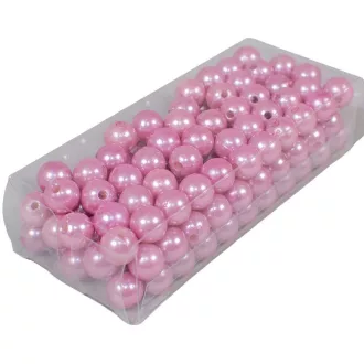 Gyöngy 10mm rózsaszín 85gr