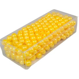 Gyöngy 10mm sárga 85gr