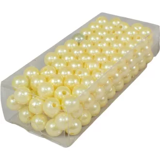 Gyöngy 10mm vanília 85gr