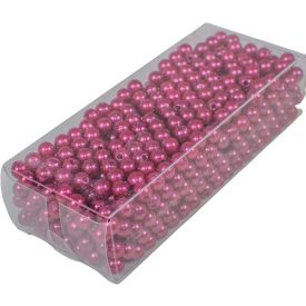 Gyöngy 6mm bordó 85gr