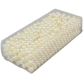 Gyöngy 6mm krém 85gr