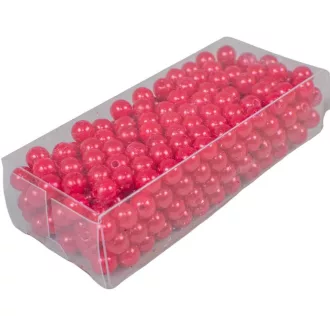 Gyöngy 8mm piros 85gr