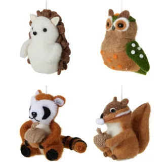 Állat őszi állat plüss 10cm