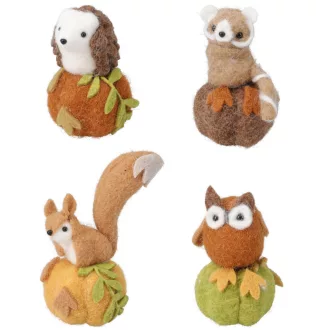 Állat figura tökön filc 11cm