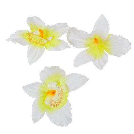 Orchidea virágfej D7cm 25db/csom