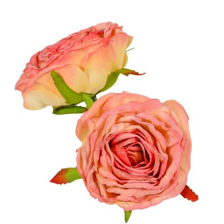 Rózsa virágfej D8cm őszi pink 12db/csom