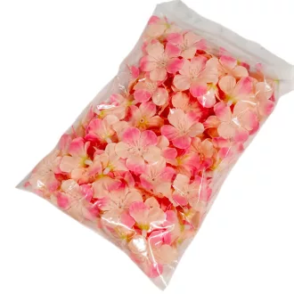 Textil kisvirág pink 4cm kb.120db-os