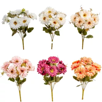 Gerbera csokor 7v. mix M40cm 24db/#