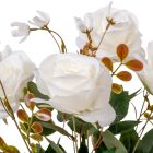 Rózsa csokor 5v. krém M47cm 36db/#