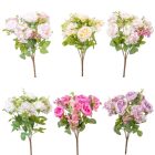 Angol rózsa csokor 7v. mix M37cm 48db/#