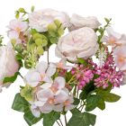 Angol rózsa csokor 7v. mix M37cm 48db/#