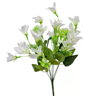 Csillagvirág csokor 21v. krém M40cm 50db/#