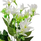 Csillagvirág csokor 21v. krém M40cm 50db/#