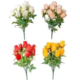 Rózsa csokor 12v. mix M44cm 24db/#