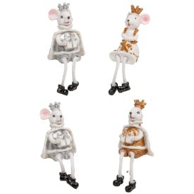 Lógólábú egér koronás poly M9cm