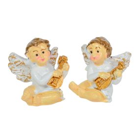 Angyal hangszerrel poly M4cm 2db-os (csom ár)