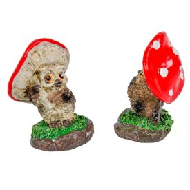 Bagoly gomba kalappal poly M7cm