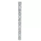 Müanyag gömb ezüst 3cm 12db-os