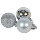 Müanyag gömb ezüst 3cm 12db-os