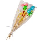 Húsvéti tojás pálcás 4+21cm 12db-os