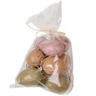 Húsvéti tojás arany mintás 6cm 9db-os