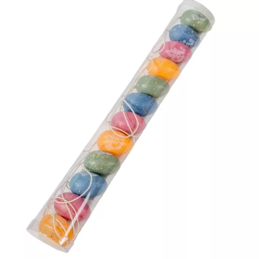 Húsvéti tojás fröcskölt mintás 4cm 12db-os