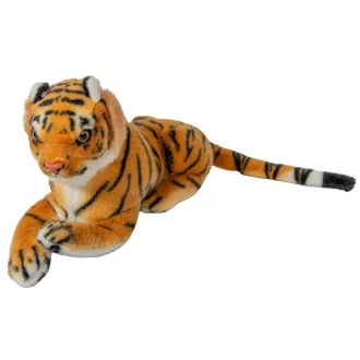 Plüss fekvő tigris M18x40cm