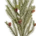 Fenyőág tobozzal glitteres  M53cm 12db/#