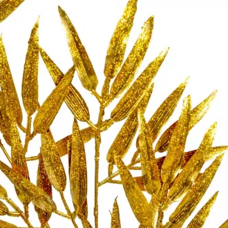 Leveles ág glitteres arany 100cm