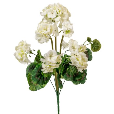 Muskátli csokor 8v. krém M45cm 24db/#