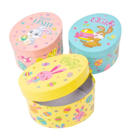 Tojás formájú papírdoboz M8x13x16cm