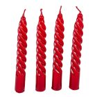 Mártott kis csavart gyertya bordó 150mm (db ár) 30db/csom