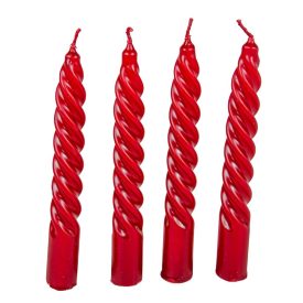 Mártott kis csavart gyertya bordó 150mm (db ár) 30db/csom