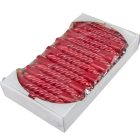 Mártott kis csavart gyertya bordó 150mm (db ár) 30db/csom