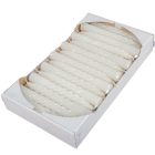 Mártott kis csavart gyertya fehér 150mm (db ár) 30db/csom