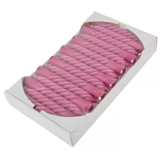   Mártott kis csavart gyertya magenta 150mm  30db/csom (db ár)