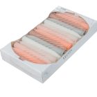 Mártott kis csavart gyertya 150mm (db ár) 30db/csom fehér ivory pezsgő korall mogyoró v.szürke