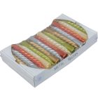 Metál kis csavart gyertya 150mm (db ár) 30db/csom krém oliva arany ezüst nari