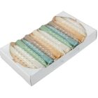 Metál kis csavart gyertya 150mm (db ár) 30db/csom fehér ivory jégkék pezsgő homok menta