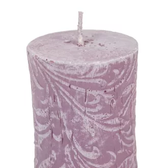 Kőhatású indás henger 55x80mm 4db/csom lila (db ár)