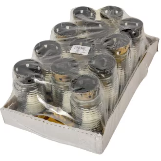 Kis henger üvegmécses arany 30gr 16,5cm 12db/#