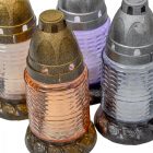 Kis henger üvegmécses lila,lazac,szürke,arany mix 30gr 16,5cm 12db/#