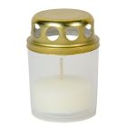 Műanyag fedeles mécses 25gr 7,5cm 40db/#